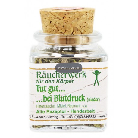 Räucherwerk Blutdruck (nieder), 50ml