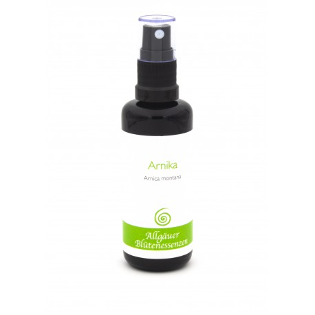 Allgäuer Blütenessenzen Arnika 50ml mit Blütenkarte