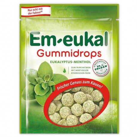 Em-eukal Gummidrops Eukalyptus-Menthol, zuckerhaltig, 90 g