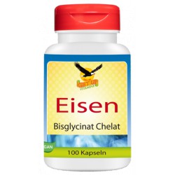 Eisen Premium + Kupfer & Vitamin C, 100 Kaps - VEGGY