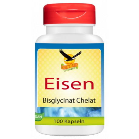 Eisen Premium + Kupfer & Vitamin C, 100 Kaps - VEGGY