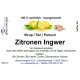 Zitronen Ingwer Sirup 500ml
