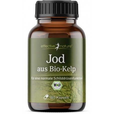 Jod-Kapseln aus Bio-Kelp