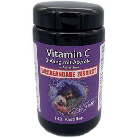 Vitamin C Acerola 300 mg, Kaubar, 140 Pastillen