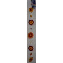 SUNCATCHER CENTRUM FIBERGLAS ROT-ORANGE-GELB 70CM