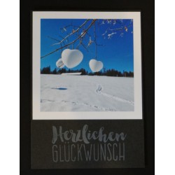 KA-007 Glückwunsch Schneeherz