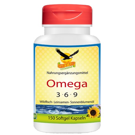 Omega 3-6-9 Fettsäuren 1000mg, 150 Kaps