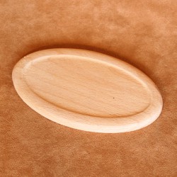 Unterteller Holz oval