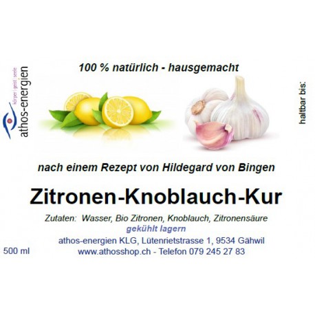 Zitronen Knoblauch Kur, 500 ml