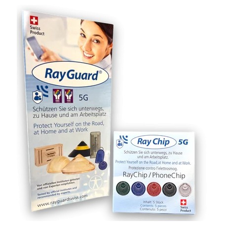 RayGuard®-RayChip 5G (Set 5 Stück)