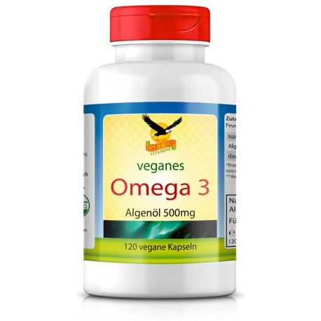 Omega 3 Algenöl 120 Kapseln - VEGGY - GETUP