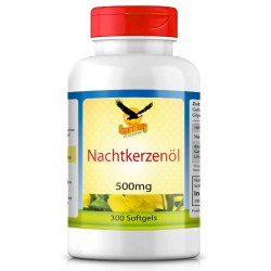 Nachtkerzenöl (Vitamin F) 500 mg, 300 Kapseln
